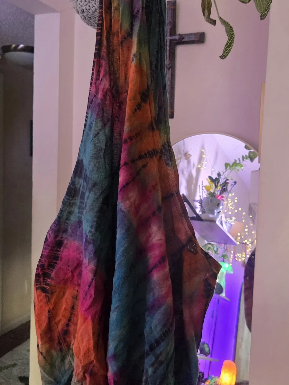Vintage Tie-Dyed Oversized Purse. Very Sturdy. Purchased In 2005 at The Golden T